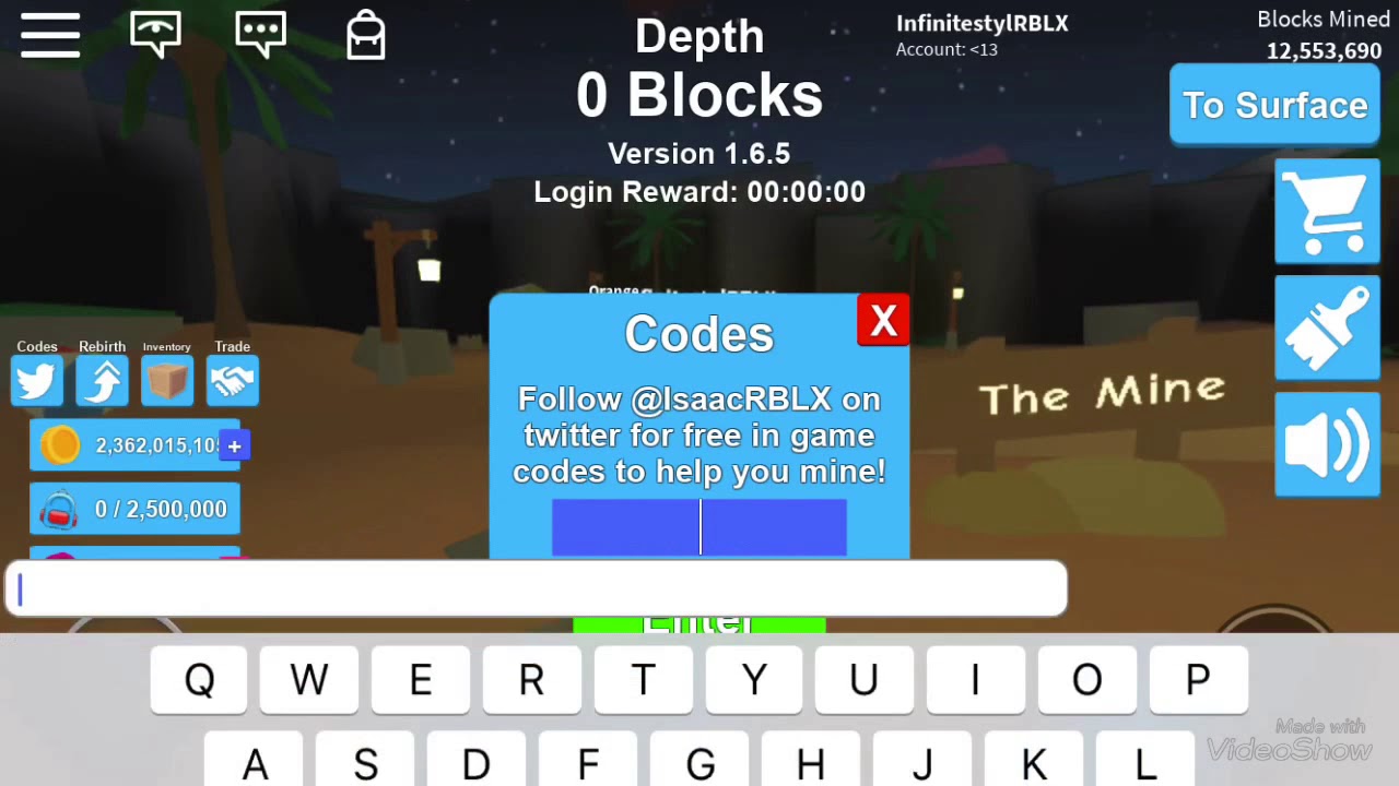 (Roblox) Mining Simulator New Beach Update and Codes!