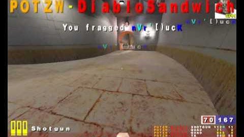 Fisting a Quake3 slummer