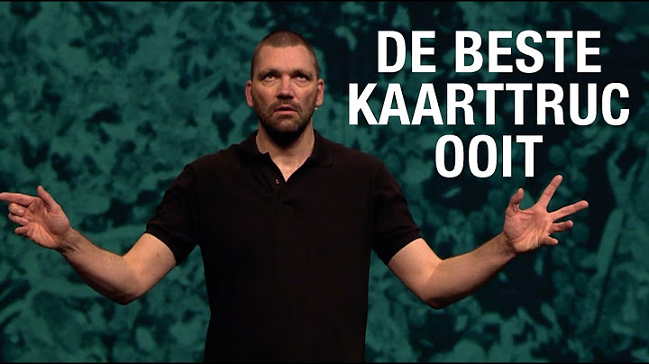 Theo Maassen:  De beste kaarttruc ooit