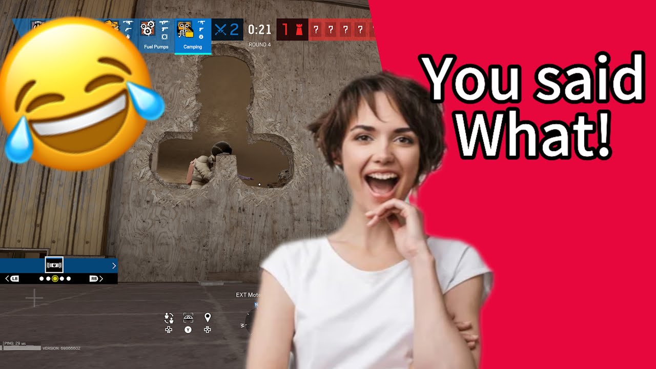 Chicks R6 girls can be funny? (r6 Siege) - YouTube