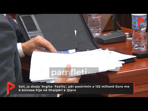 Sali, ja dosja ‘Argita- Fazlliç’, për pastrimin e 132 mln Euro me 6 biznese hije në Shqipëri e Qipro