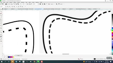 Corel Draw Tips & Tricks Trace this and add dotted lines Part 3