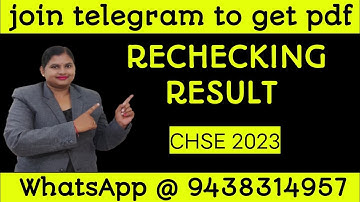 rechecking mark of 2023 Chse / rechecking of arts / science/ commerce #physics180