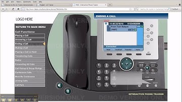 Cisco 7945 & 7965 Phone training Ending a call