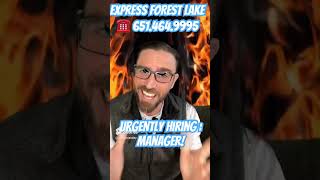 Hiring a Manager in Stillwater Minnesota: call Express Forest Lake minnesota job  employment
