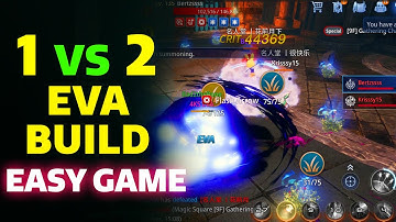 MIR4 PvP: 1vs2 with EVA Build – Too Easy!