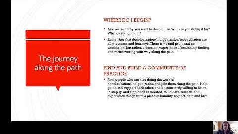 Decolonization and Indigenization  Finding Our Way Along the Path