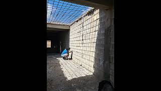 conduits pipes going in the wall