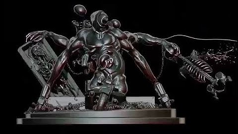 2 min Zbrush creature creation