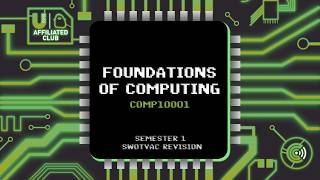 COMP10001 Foundations of Computing Revision Workshop