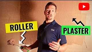 EXPERIMENT | Can You Roll PLASTER Onto A Wall?? "I CAN'T BELIEVE THIS WORKS!!"...