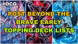 Yu-Gi-Oh! - Early Topping Deck Lists Post Beyond The Brave | OCG