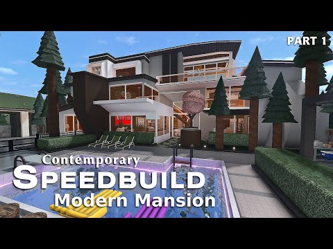 Bloxburg: California Modern Mega Mansion (Full Speedbuild $935k) 