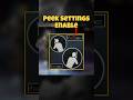 BGMI Peek Settings Enable 2026 ✅
