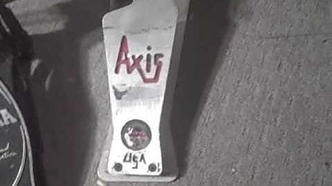 Brian Hood showing Heel Toe Technique and Alesis DM5 settings