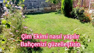 Toki̇ Müstaki̇l Evleri̇nde Bahçe Düzenlemesi̇ Ve Çi̇m Eki̇mi̇ Nasil Yapilir Göstereli̇m.