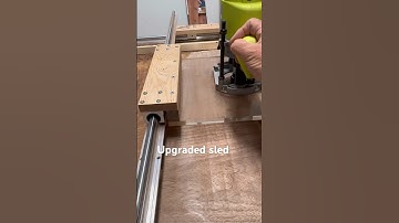 Transform your woodworking game with this #diy router sled upgrade
