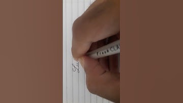 How to write lucky in cursive style. Must watch
