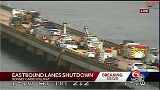 Bonnet Carre Spillway shut down after truck fire