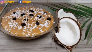 como hacer natilla  la mejor natilla de coco