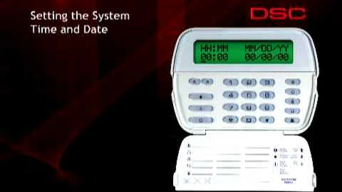DSC PowerSeries System Setting Time and Date
