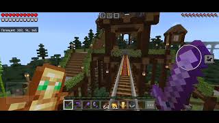 minecraft#необычная деревня#очень красиво, но жутковато