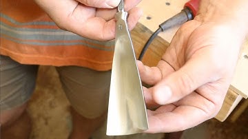 A chisel from Stubai. I polish it, make a handle, and sharpen it.