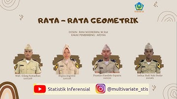 [PTDI STTD] Tutorial Excel untuk Rata-Rata Geometrik @statistikinferensial9972