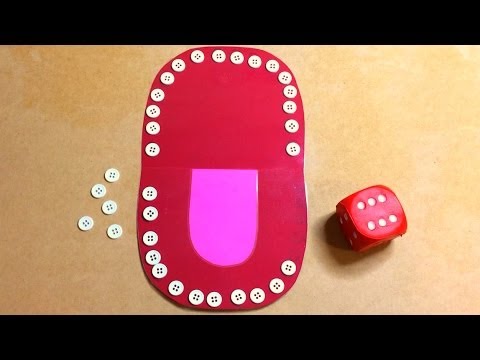 button tooth roll and cover preschool math center learning activity