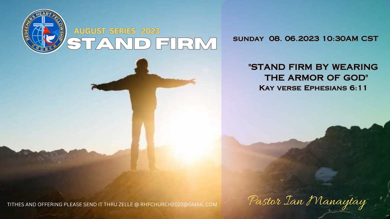 STAND FIRM by Wearing the Armor of God - YouTube