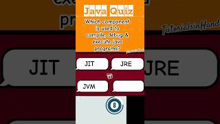🔥which component is used to compile debug execute java programs #java #javatutorial #coding #shorts