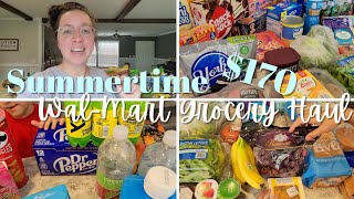 WEEKLY WALMART GROCERY HAUL + MEAL PLAN | LARGE FAMILY GROCERY HAUL