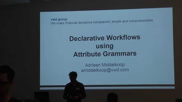 BOB 2015 - Arie Middelkoop - Programming Workflows with Grammars