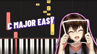 Kokoronashi / 心做し - papiyon | EASY Piano Tutorial C MAJOR