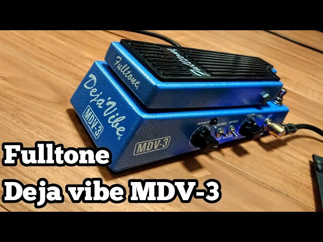 Fulltone Deja vibe MDV-3 (Chorus mode) test (with Les Paul