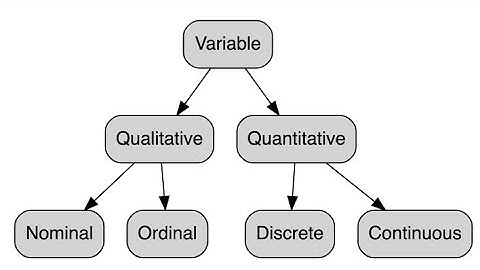 Types of variables. Quantitative Discrete & Continuous) v/s Qualitative (Nominal & Ordinal Variables
