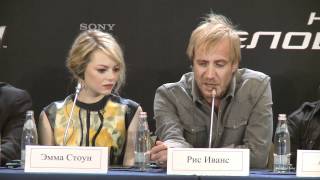 Пресс-конференция "Нового Человек-Паука" в Москве