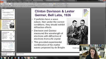 Matter Waves and De Broglie