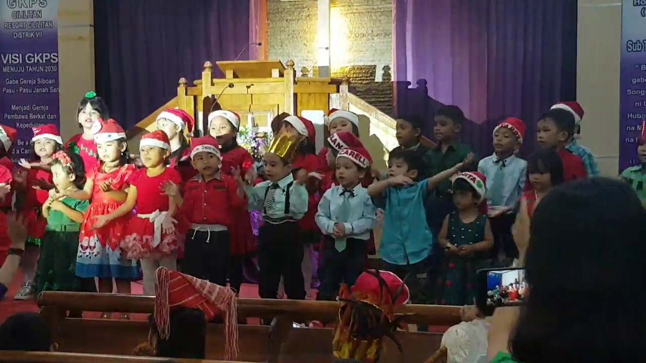 Bersorak Haleluya Jingle Bells Sekolah Minggu Kelas Kecil GKPS