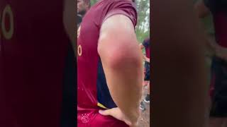 Ajax, Yağmur Eşliğinde Ormanda Çalışıyor.