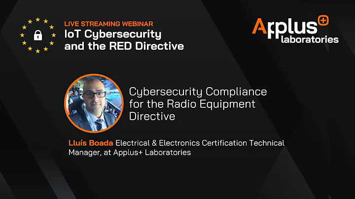 Cybersecurity Compliance for the Radio Equipment Directive