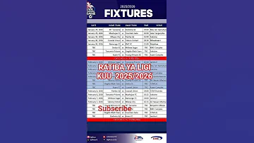 RATIBA YA LIGI KUU NBC 2025 2026 TAZAMA HAPA Remix Worldcup 