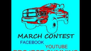 March Contest - PROJECT CUMMINS