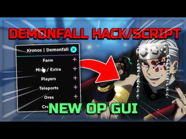 NEW Roblox Demon Fall Script Hack GUI AutoFarm, AutoGourd, Trinket