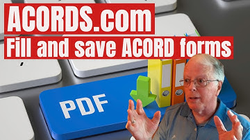 ACORD form software by Choices - how to fill in and save