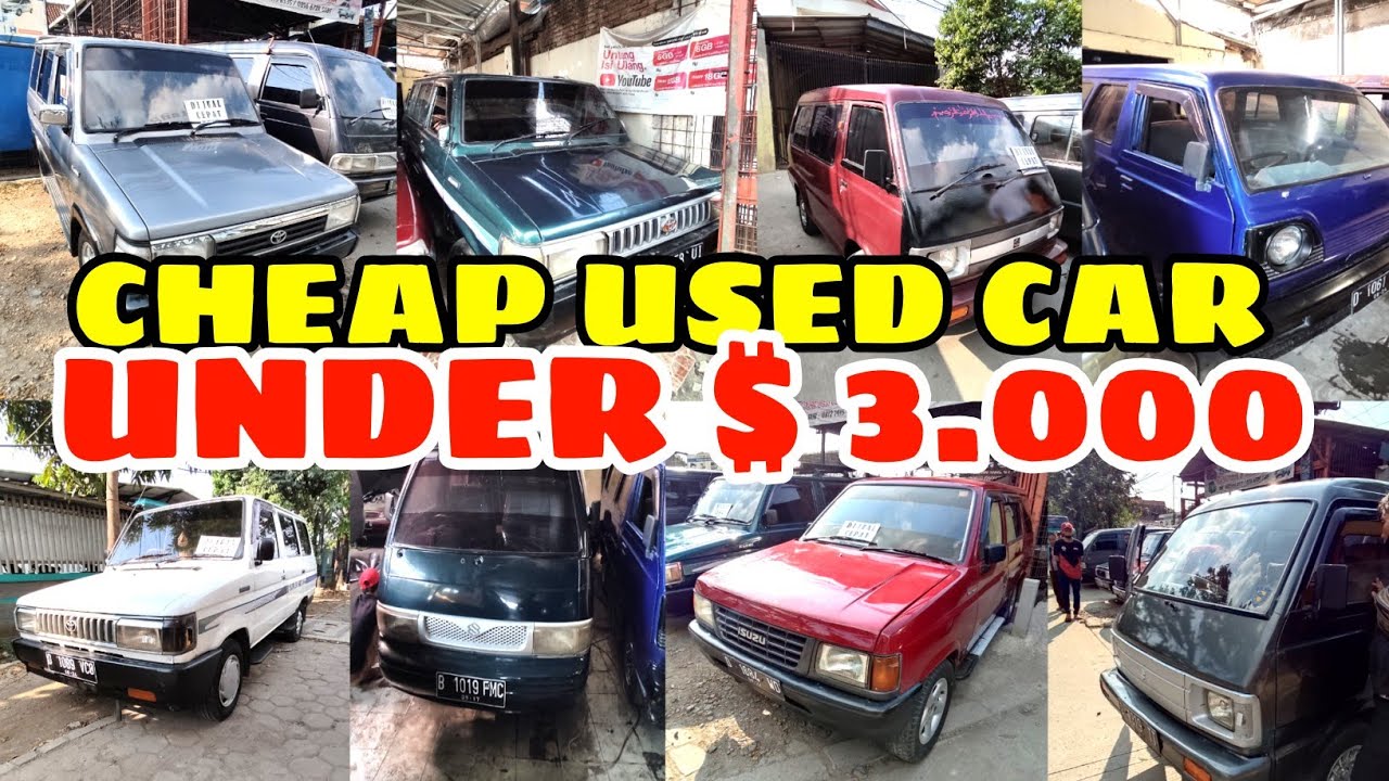 CHEAPEST USED CARS UNDER $ 3000 - YouTube