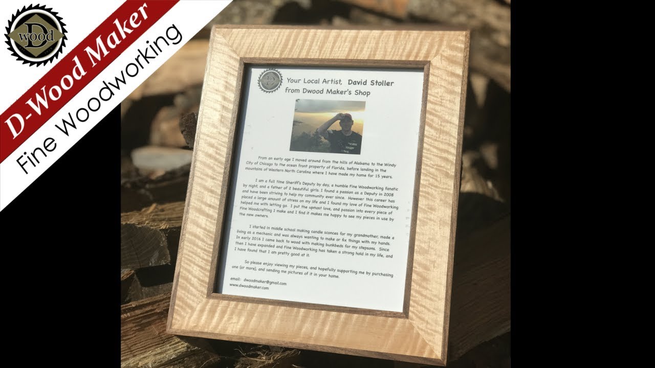 Build A Picture Frame From Curly Maple You Build A Picture Frame From Curly Maple
