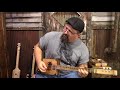 Wickedbucker Demo - flat pickup handmade in this US - perfect for cigar box guitar