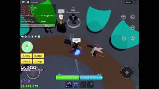 I become a kitsune texi in blox fruits /funny moments/