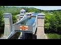 Peterborough LIFT LOCK - Highest in the World Drone Footage Peterborough Ontario Canada